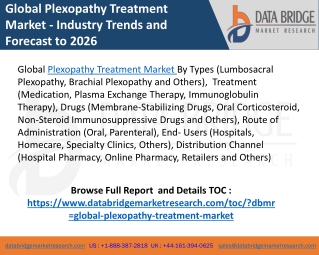 Plexopathy Treatment Market