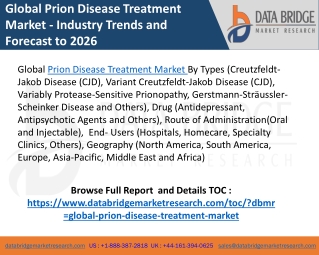 Prion Disease Treatment Market