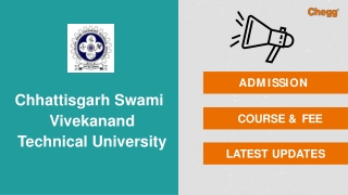 Chhattisgarh Swami Vivekanand Technical University - [CSVTU], Drug