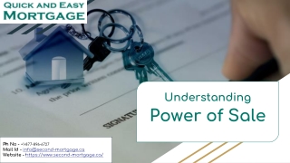 Understanding Power of Sale