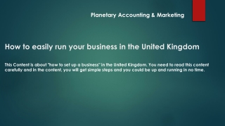 How to easily run your business in the United Kingdom
