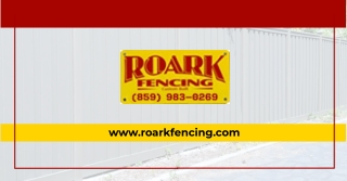 Best quality wood Fence Kentucky at Roark Fencing