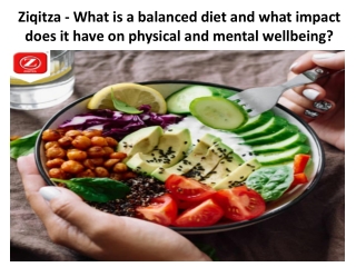 Ziqitza - What is a balanced diet and what impact does it have on physical and mental wellbeing