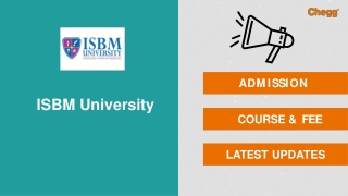 ISBM University - [ISBMU], Gariyaband