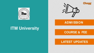 ITM University - [ITM], Raipur