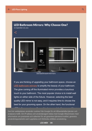 LED Bathroom Mirrors: Why Choose One?