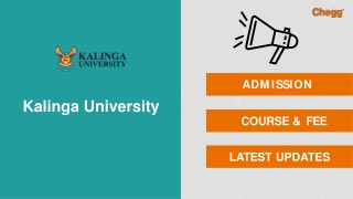 Kalinga University - [KU], Raipur