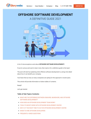 Offshore Software Development A Defenitive Guide 2021