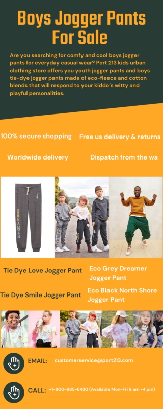 Boys Jogger Pants For Sale