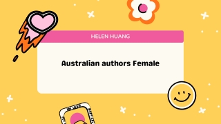 Australian authors Female