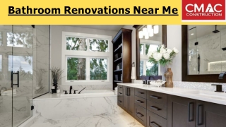 Bathroom Renovations Near Me