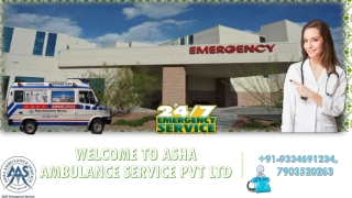 Hire Medical Emergency Best Road Ambulance Service for any sick person |ASHA