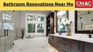 Bathroom Renovations Near Me
