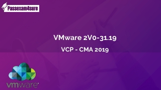 2V0-31.19 Dumps PDF | 2021 2V0-31.19 Questions Answers | PassExam4Sure