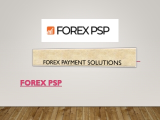 Forex Payment Solutions