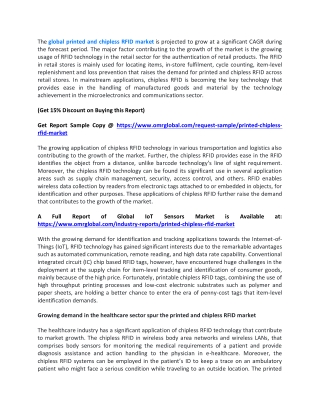 Global Printed and Chipless RFID Market