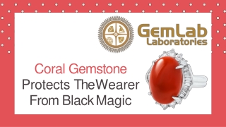 Coral Gemstone Protects The Wearer From Black Magic