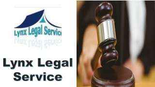 Find Divorce Filing Services with Lynx Legal Service