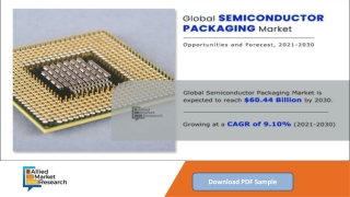 Semiconductor Packaging Market is expected to grow at the high CAGR to 2030