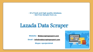Lazada Data Scraper