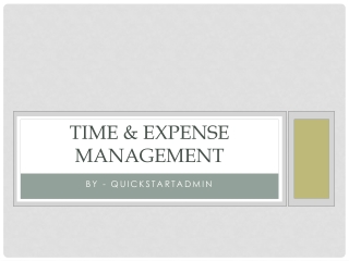 Manage Your Employee Time & Expense From Anywhere
