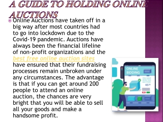 best free online auction sites