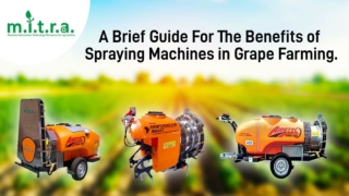 A Brief guide on Spraying Technology in Agriculture