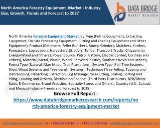 North America Forestry Equipment Market