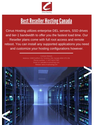 Best Reseller Hosting Canada