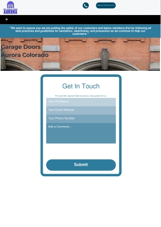 Garage door openers Aurora Colorado