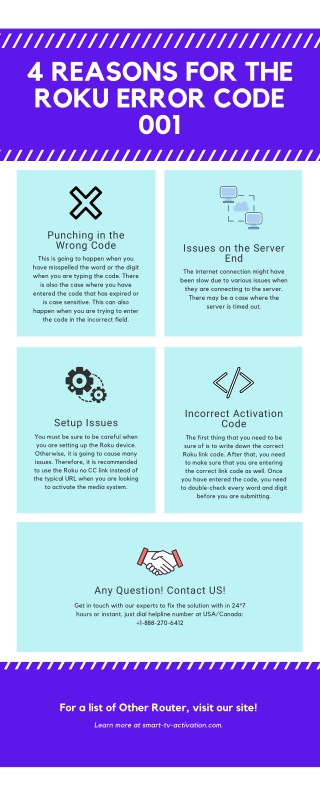 4 Reasons for The Roku Error Code 001