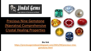 Precious nine gemstone (navratna) comprehensive crystal healing properties