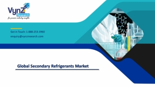 Global Secondary Refrigerants Market – Analysis and Forecast (202-2027)