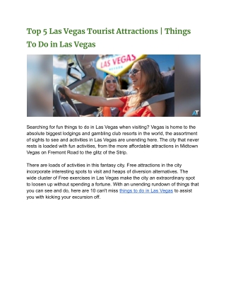 Las Vegas Tourist Attractions