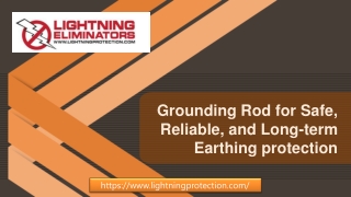 Grounding Rod for Safe, Reliable, and Long-term Earthing protection