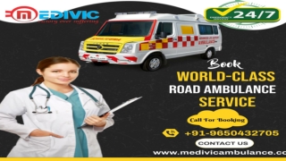 Cardiac Ambulance Service in Patna & Bhagalpur, Bihar by Medivic