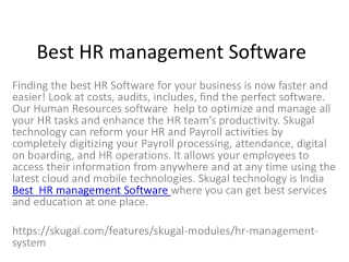 Best HR management Software