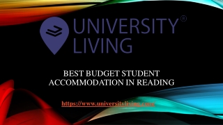 Best budget student accommodation in Reading