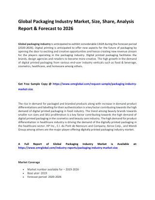 Global Packaging Industry