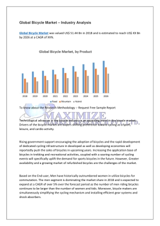 Global Bicycle Market – Industry Analysis