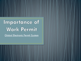 Importance of Work Permit