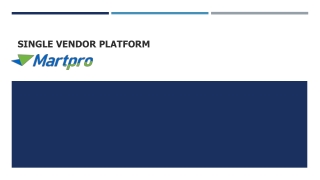 Single Vendor Platform