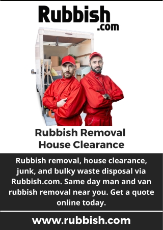 Rubbish removal near me - Rubbish.com