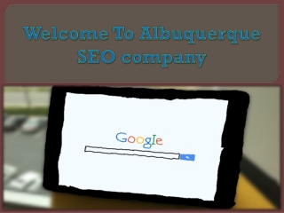 Welcome To Albuquerque SEO company