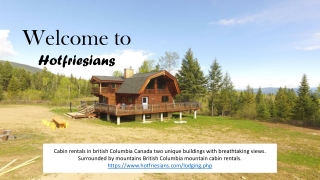 British columbia cabin rentals