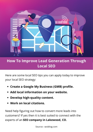 How To Improve Lead Generation Through Local SEO
