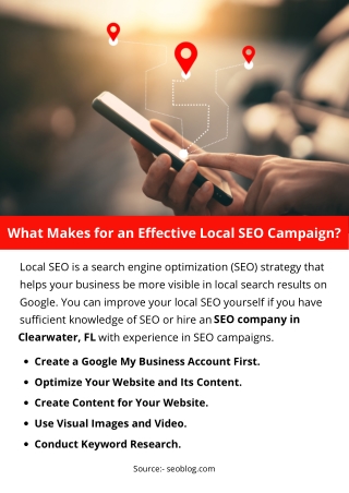 What Makes for an Effective Local SEO Campaign?