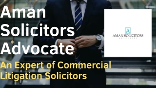 Hire An Expert Commercial Litigation Solicitors in the UK