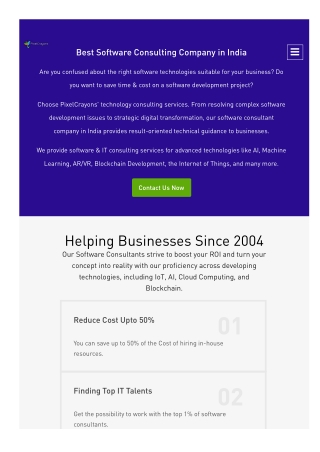 PixelCrayons: A Top Software Consulting Company in India