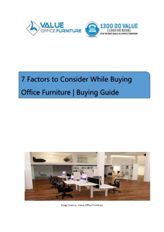 7 Factors to Consider While Buying Office Furniture _ Buying Guide-converted